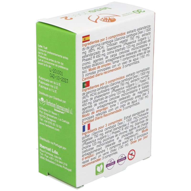 Bioserum Lessobes 2 Control Calorías 30 Comp.