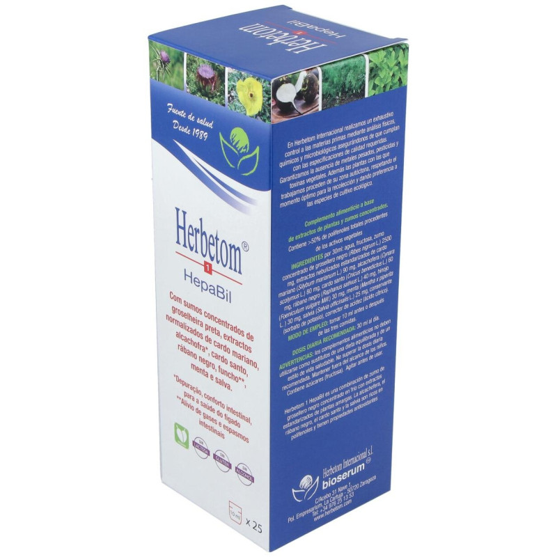 Herbetom 1 Hb Hepatico 250ml - Bioserum