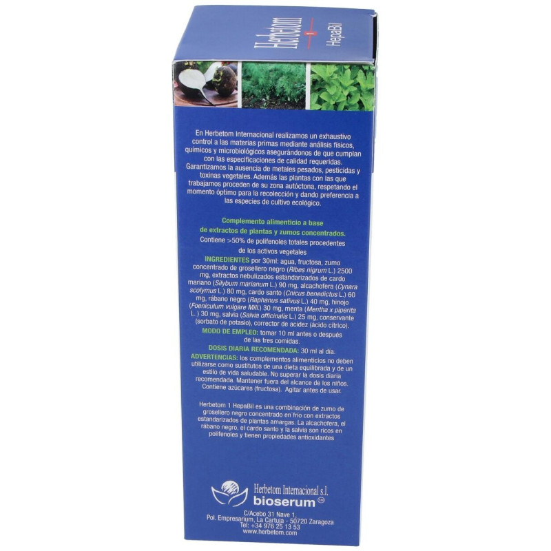 Herbetom 1 Hb Hepatico 250ml - Bioserum