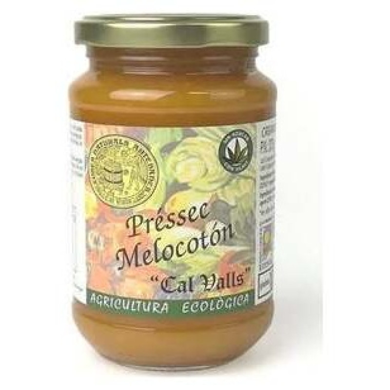 Mermelada Melocotón sin Azúcar Eco 370 g - Cal Valls