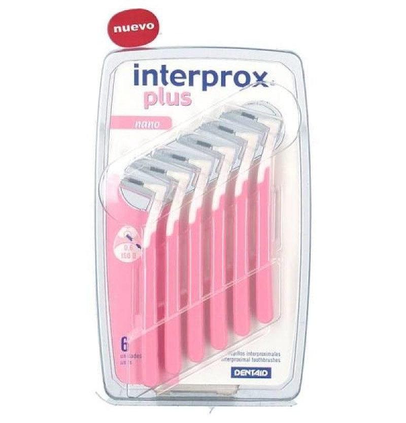 Cepillo Espacio Interproximal - Interprox Plus (nano 6 U) - Dentaid