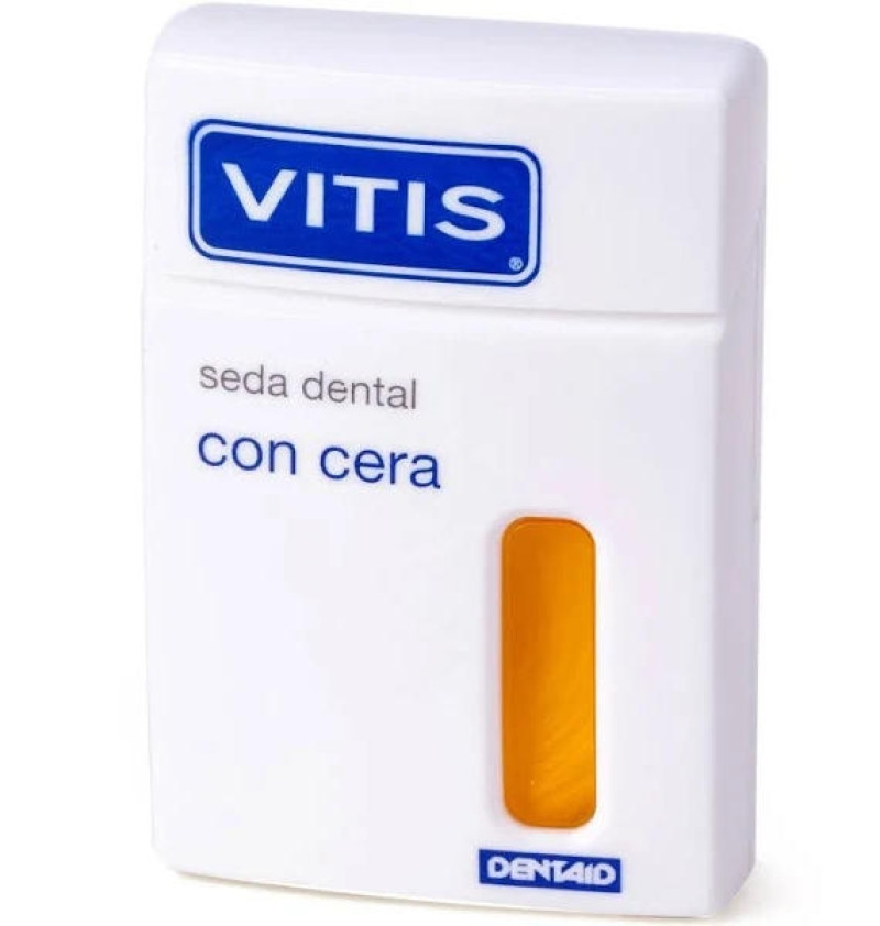 Vitis Seda Dental con Cera (50 M) - Dentaid