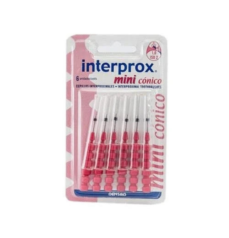 Cepillo Espacio Interproximal - Interprox (mini Conico 6 U) - Dentaid