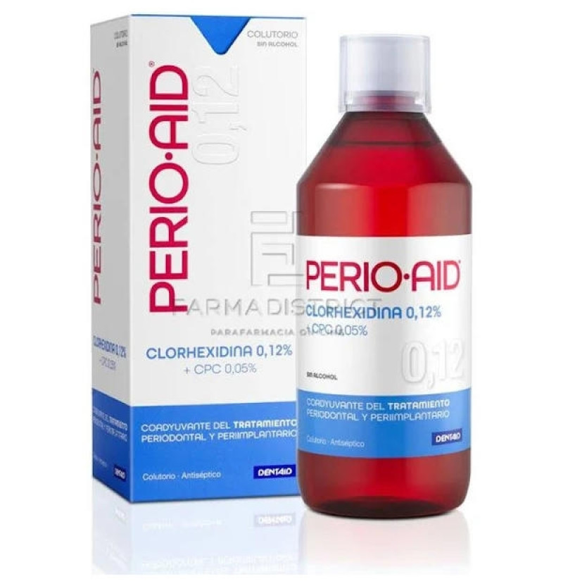 Perio Aid 0.12 Tratamiento Colutorio (1 Envase 500 ml) - Dentaid