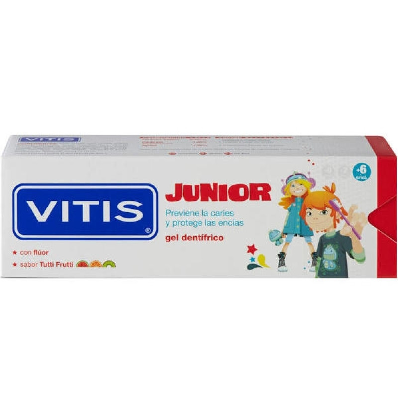 Vitis Junior Gel Dentifrico (1 Envase 75 ml) - Dentaid