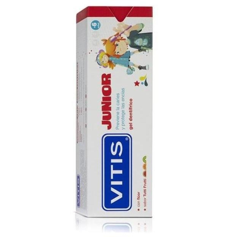 Vitis Junior Gel Dentifrico (1 Envase 75 ml) - Dentaid