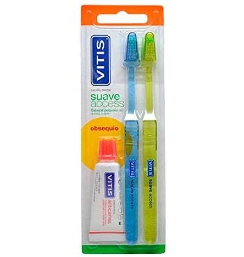 Cepillo Dental Adulto - Vitis Access (suave Blister 2 U) - Dentaid