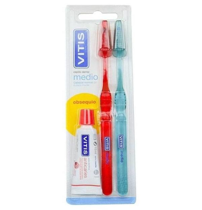 Cepillo Dental Adulto - Vitis (medio Duplo) - Dentaid