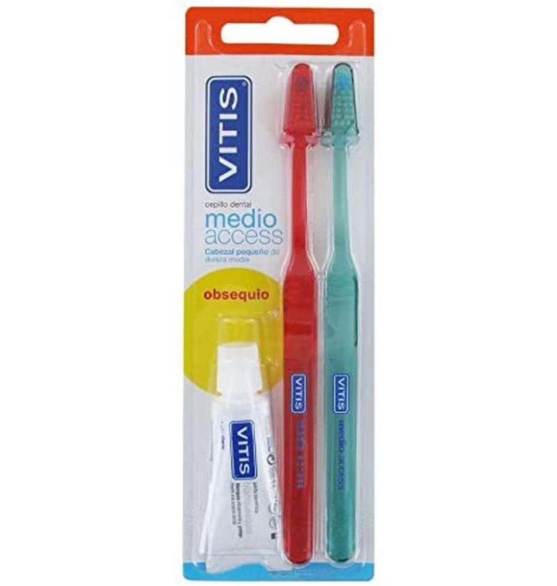 Cepillo Dental Adulto - Vitis Access (medio Blister 2 U) - Dentaid