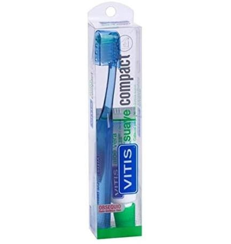 Cepillo Dental Adulto - Vitis Compact (suave) - Dentaid