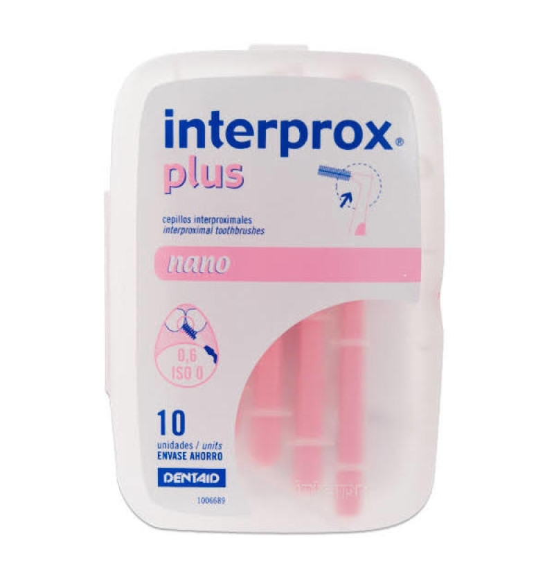 Cepillo Espacio Interproximal - Interprox Plus 2g (nano 10 U) - Dentaid