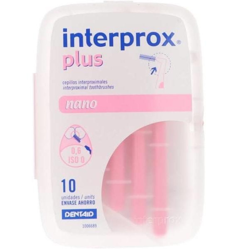Cepillo Espacio Interproximal - Interprox Plus 2g (nano 10 U) - Dentaid