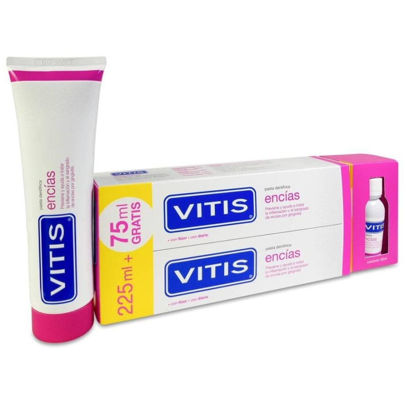 Vitis Pack Encias 2x150ml + Mini Colutorio - Pack