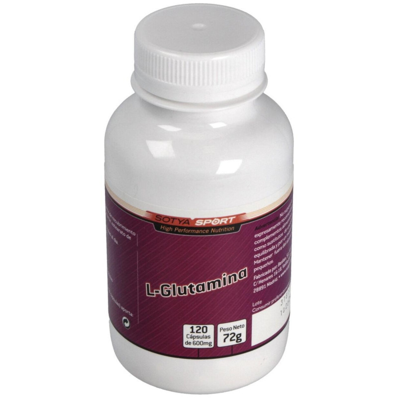L - Glutamina 600mg 120cáps - Sotya