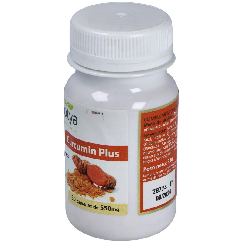 Curcumin Plus 60 Cápsulas 550mg - Sotya