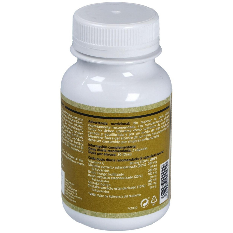 Reishi Maitake y Shiitake 60cáps - Sotya
