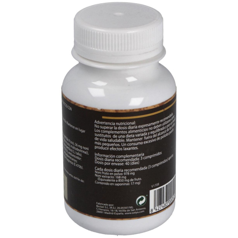Noni 600 mg Sotya 120 Comprimidos - Sotya