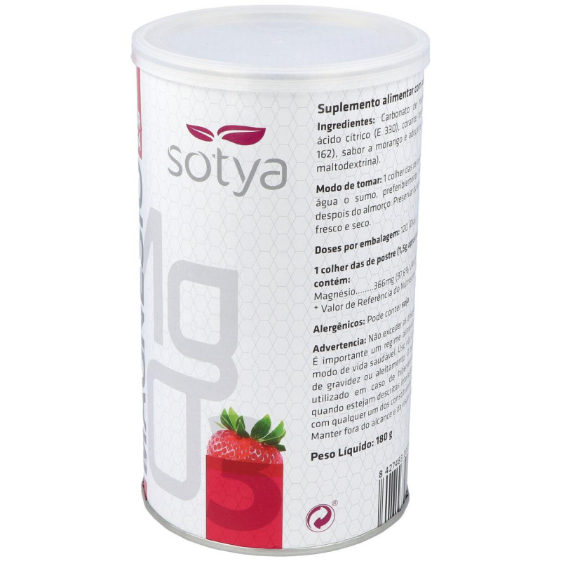 Carbonato de Magnesio Fresa Bote 180gr - Sotya