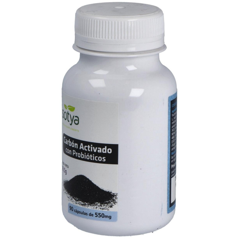 Carbón Activado con Probióticos 90caps - Sotya