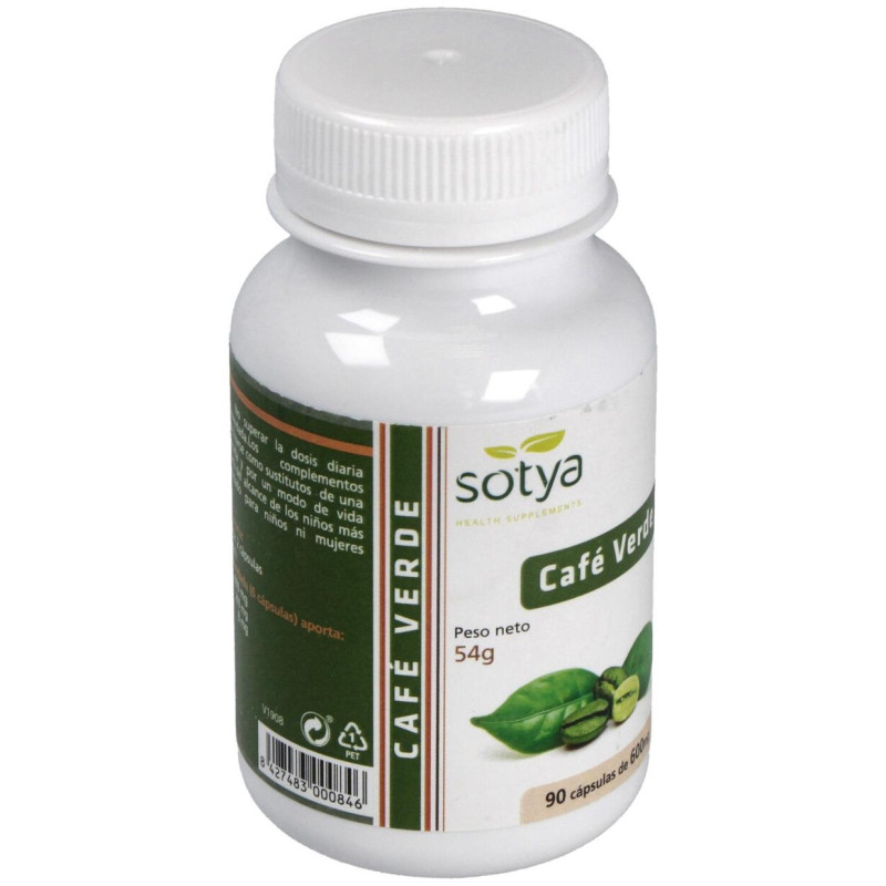 Café Verde 600mg 90cáps - Sotya
