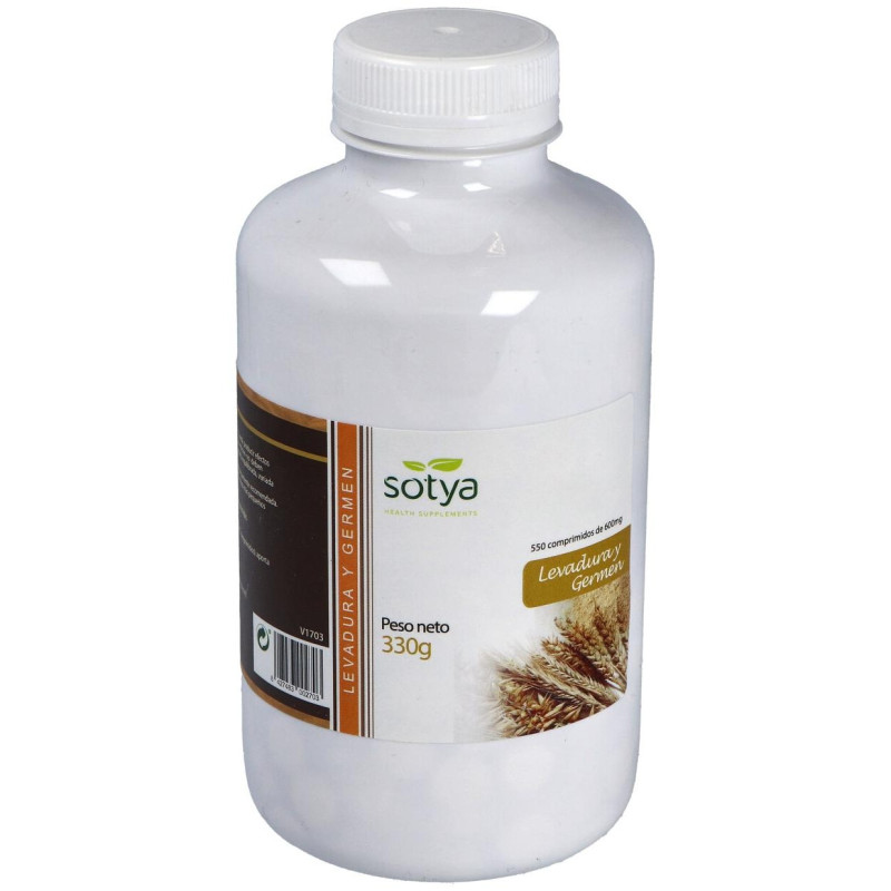 Levadura de Cerveza + Germen de Trigo 550comp - Sotya