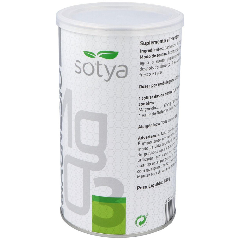Carbonato de Magnesio Bote 180g - Sotya