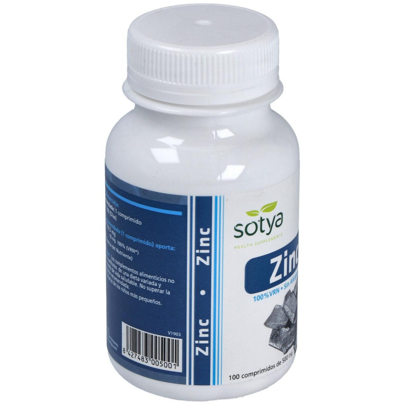 Zinc 50% Cdr 500mg 100comp - Sotya
