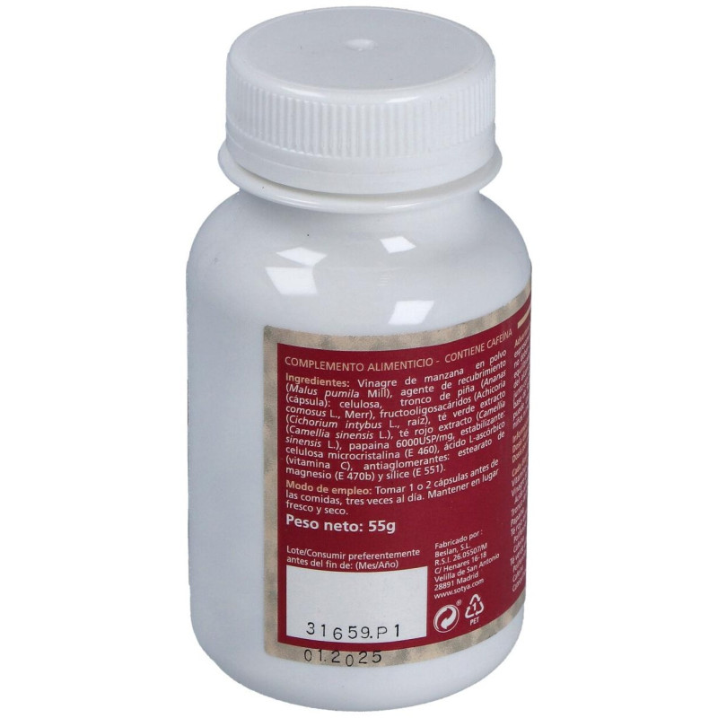 Vinagre Plus 550mg 100cáps - Sotya