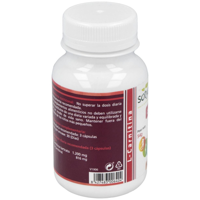 L - Carnitina 500mg 90cáps - Sotya