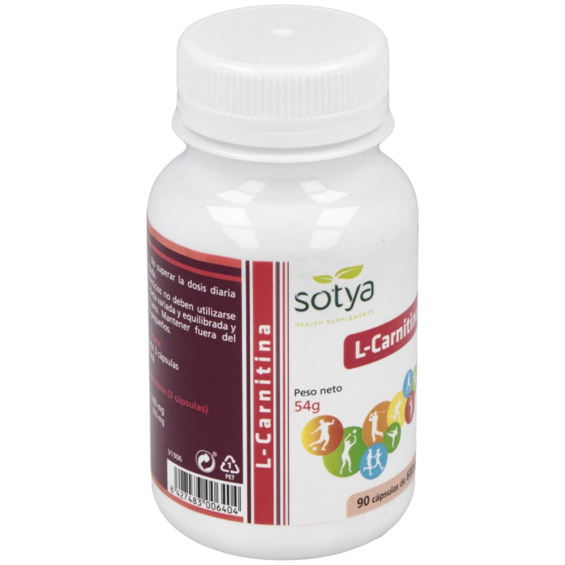 L - Carnitina 500mg 90cáps - Sotya