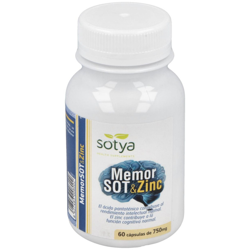 Memor - Plus 750mg 60cáps - Sotya