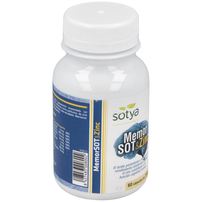 Memor - Plus 750mg 60cáps - Sotya