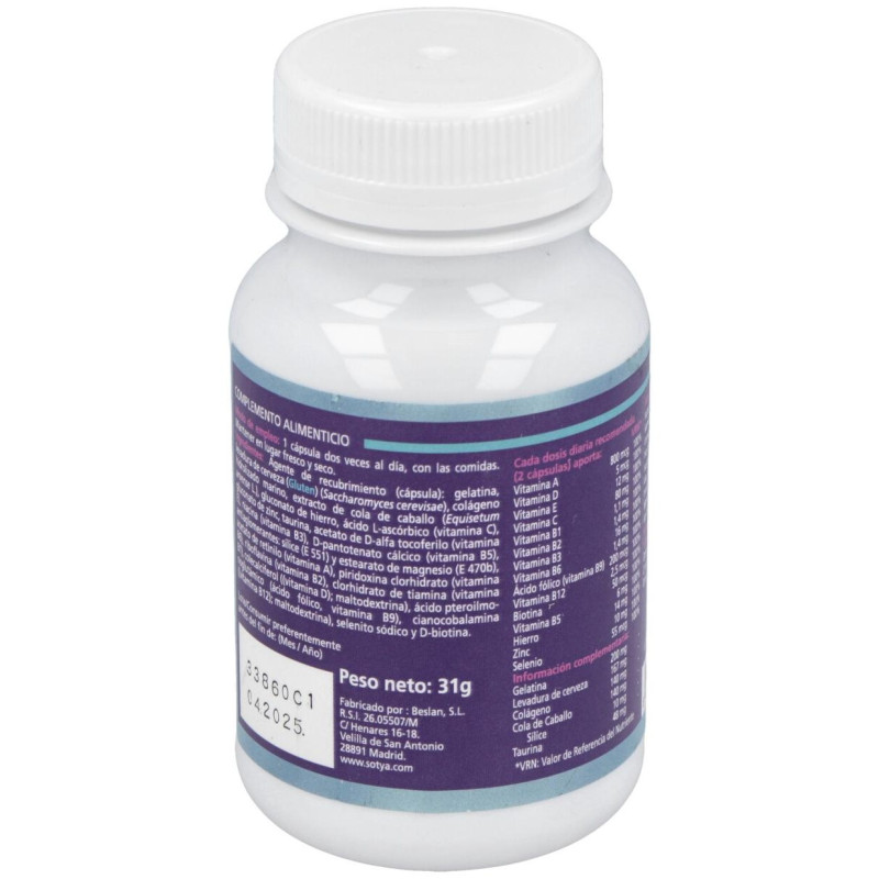 Sotya Piel_ Pelo Y Uñas 522Mg 60Cáps