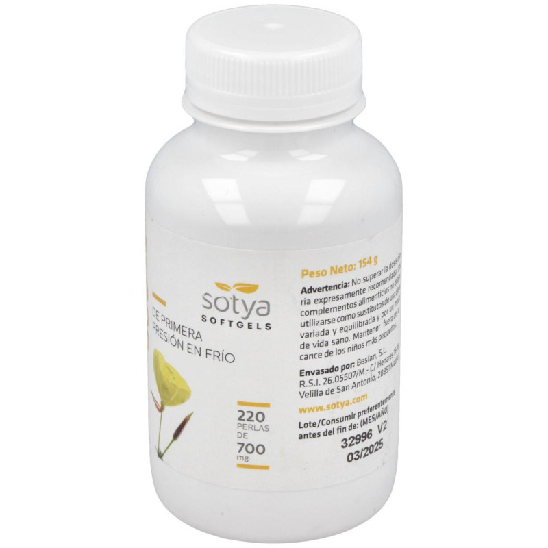 Onagra 500mg 220 Perlas - Sotya