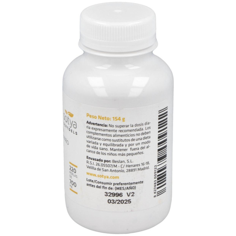 Onagra 500mg 220 Perlas - Sotya