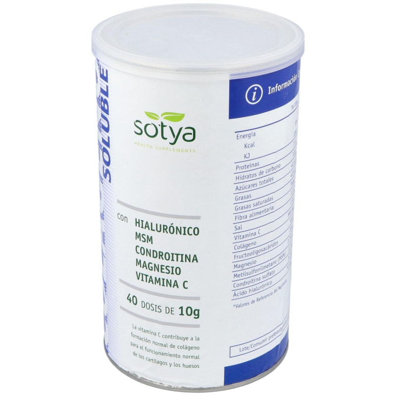 Colágeno + Ácido Hialurónico + Msm 400g - Sotya