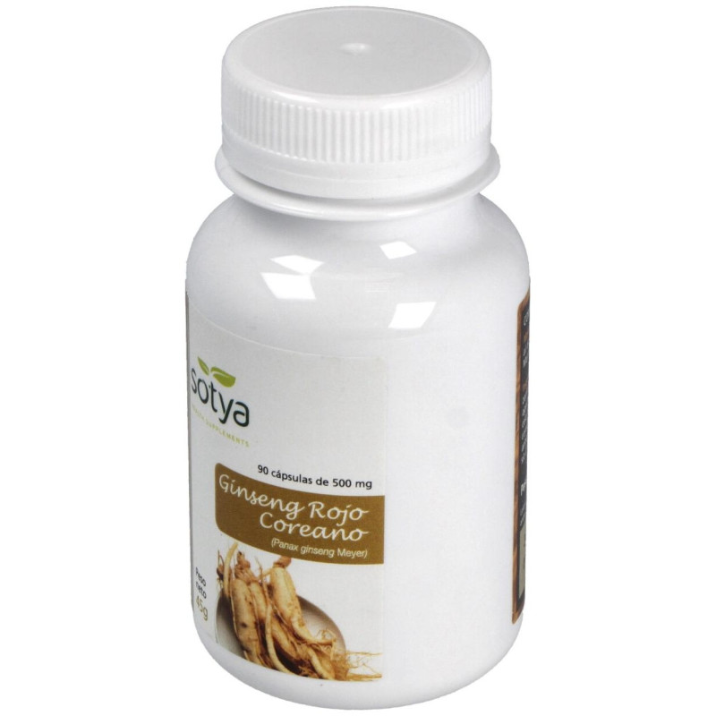 Ginseng Rojo Coreano 500mg 90cáps - Sotya