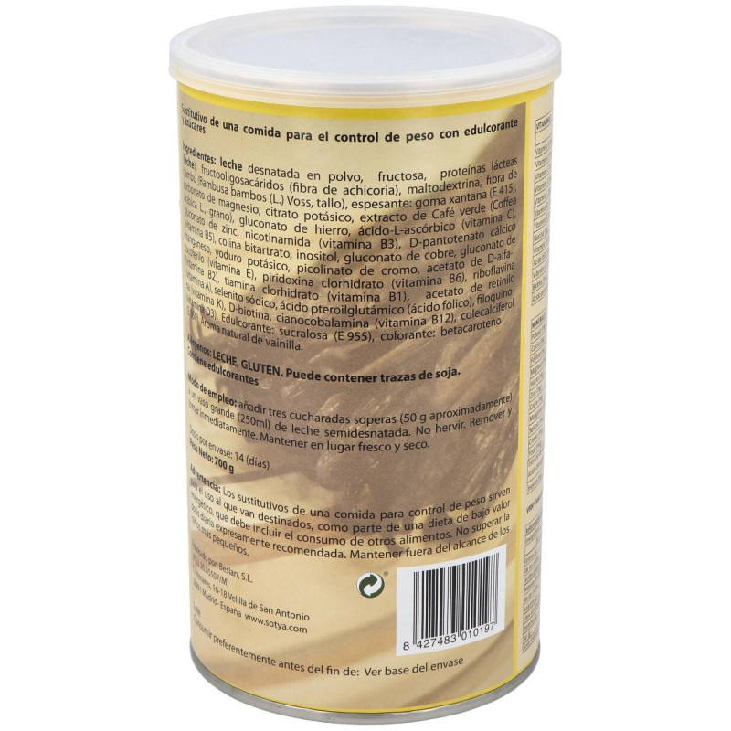 Batido Saciante Vainilla 700gr - Sotya