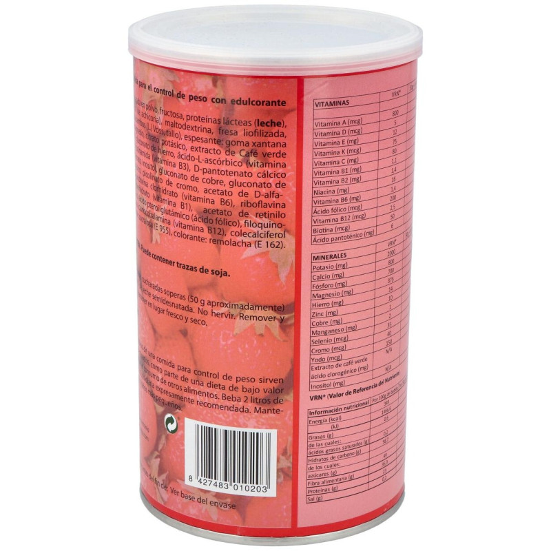 Batido Saciante Fresa 700gr - Sotya