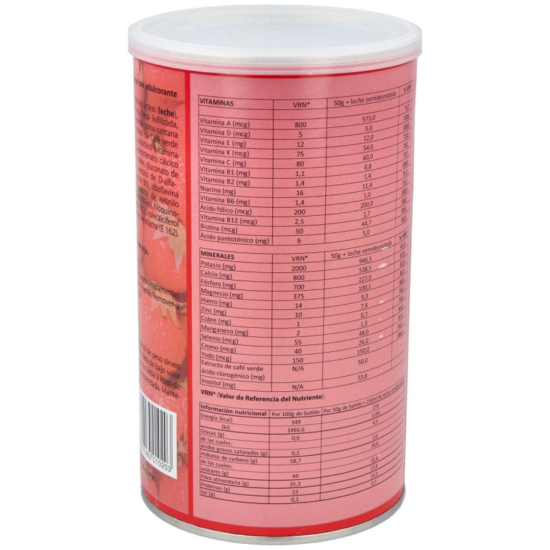 Batido Saciante Fresa 700gr - Sotya