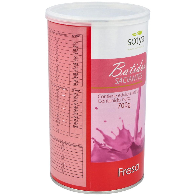 Batido Saciante Fresa 700gr - Sotya