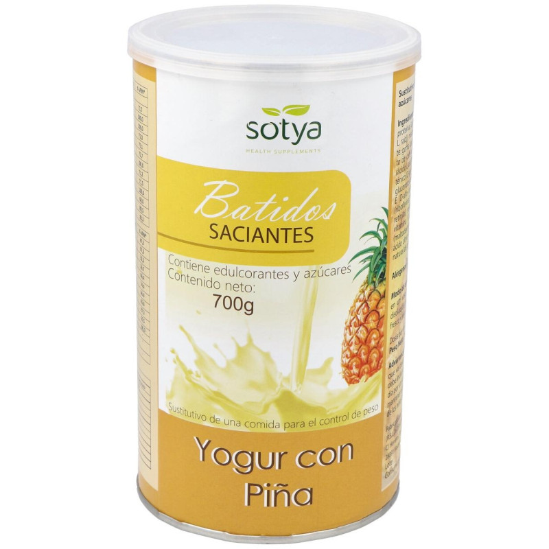 Batido Saciante de Yogur Piña 700g - Sotya