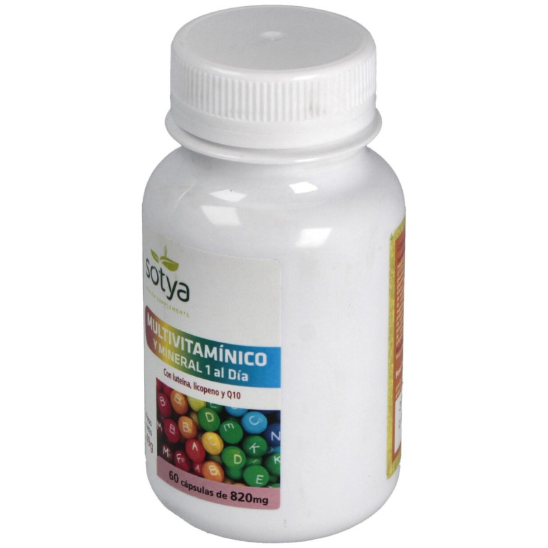 Multivitamínico y Mineral 60 Cápsulas de 820 mg - Sotya
