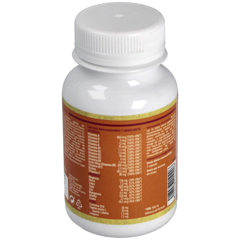 Multivitamínico y Mineral 60 Cápsulas de 820 mg - Sotya