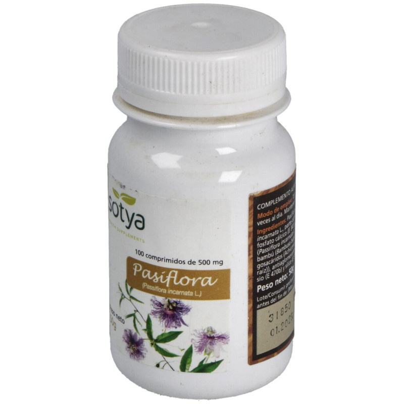 Pasiflora 500mg 100comp - Sotya
