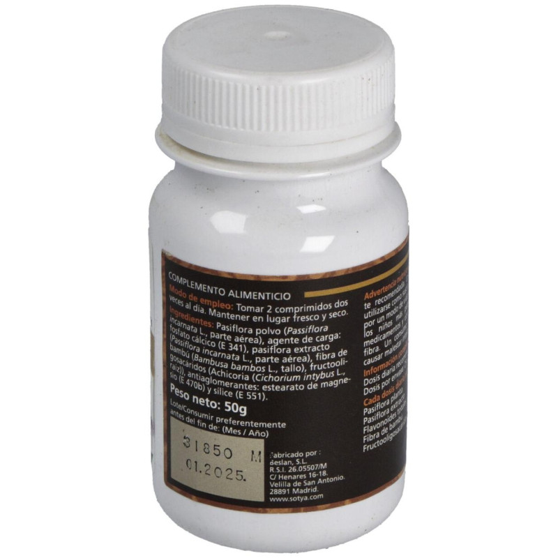 Pasiflora 500mg 100comp - Sotya