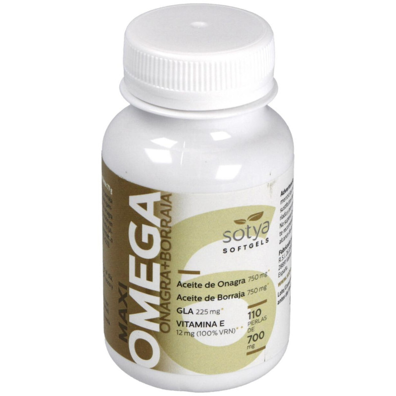 Onagra y Borraja 700mg 110 Perlas - Sotya