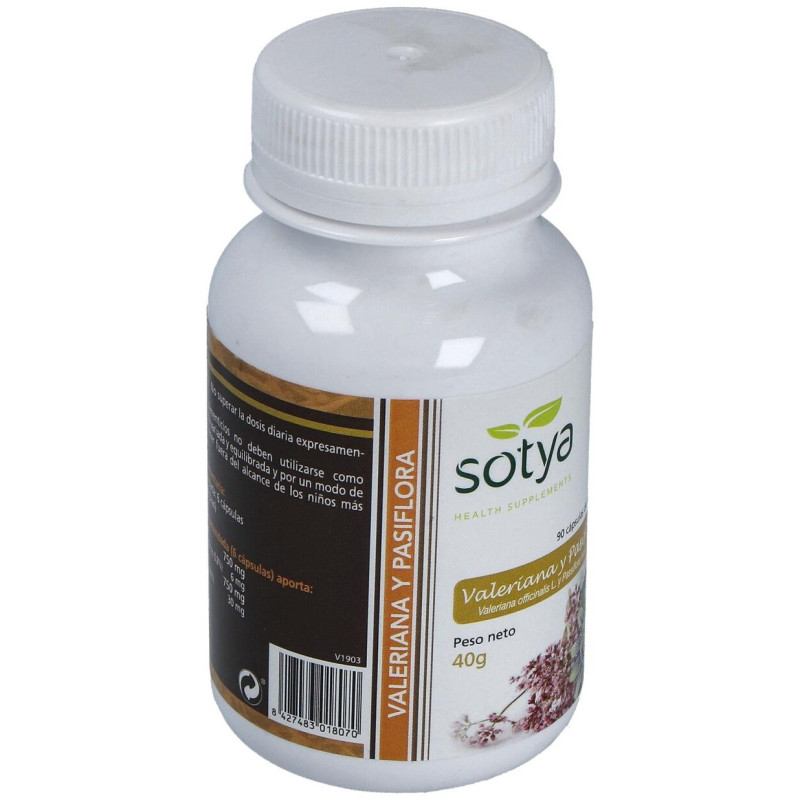 Valeriana Y Pasiflora 450Mg. 90Cap.