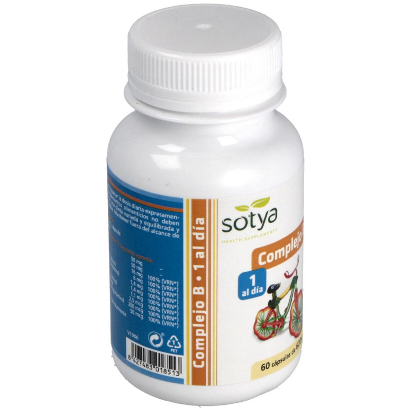 Complejo B al Día 600mg 60cáps - Sotya