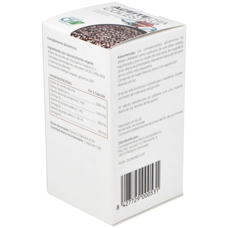 Aceite Chia Colestop (salvia Hispanica) 60perlas - Cfn